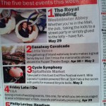 Time Out's top 5 events of the week May 2011 Time Out's top 5 events of the week May 2011