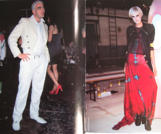 Philip in Japanese magazine STREET with Agyness Deyn.