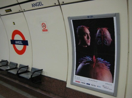 Art Below: Chosen to be displayed to the public on the London Underground.
